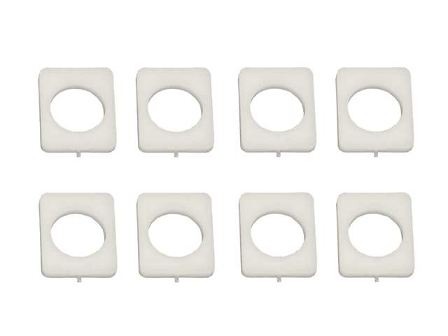 BMW Seat Rail Bushing Kit - White Acetal Resin Delrin | 1996-2002 52107137499