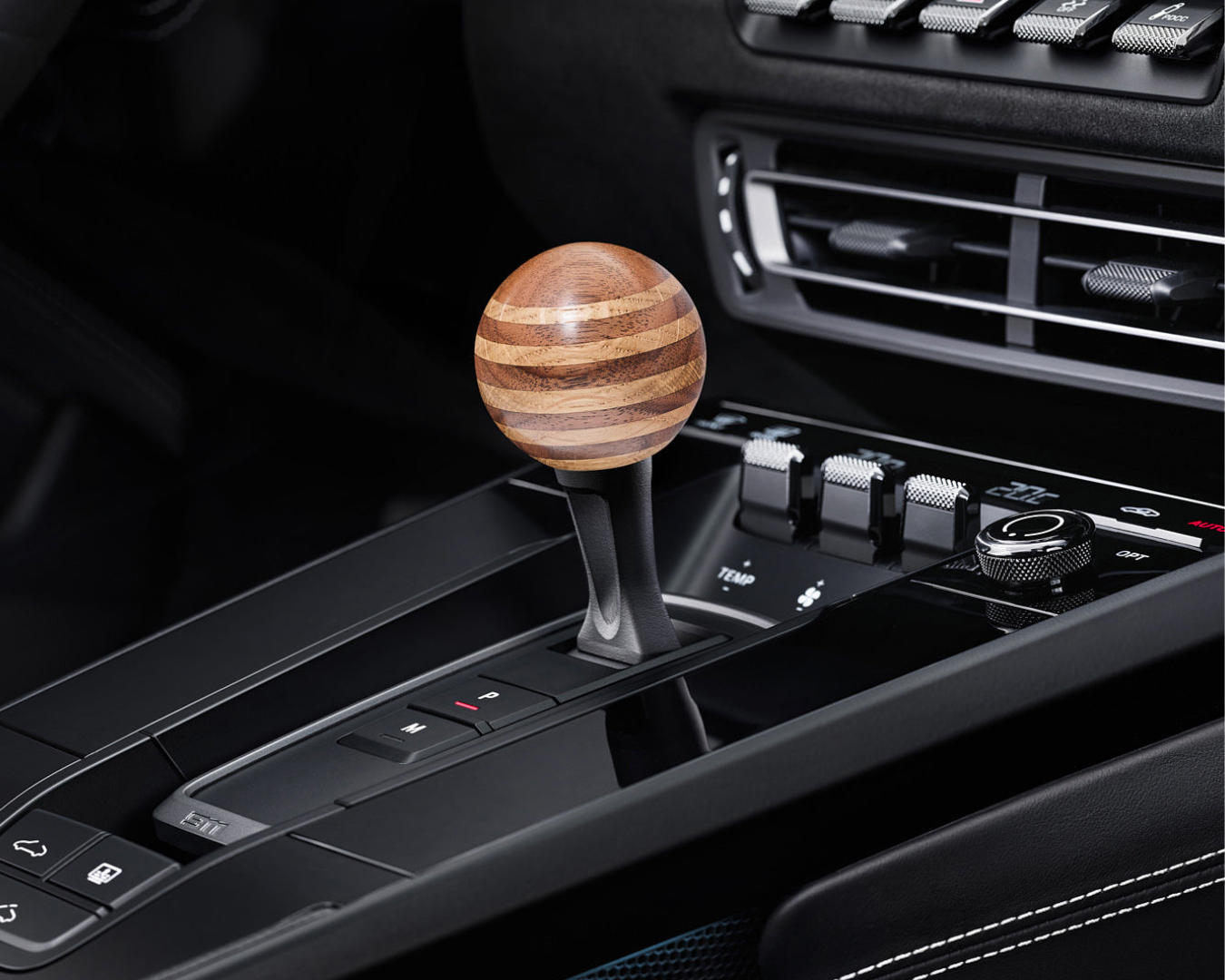Black Walnut - Oak Tribute Shifter Knob - 911 | 2018-2026