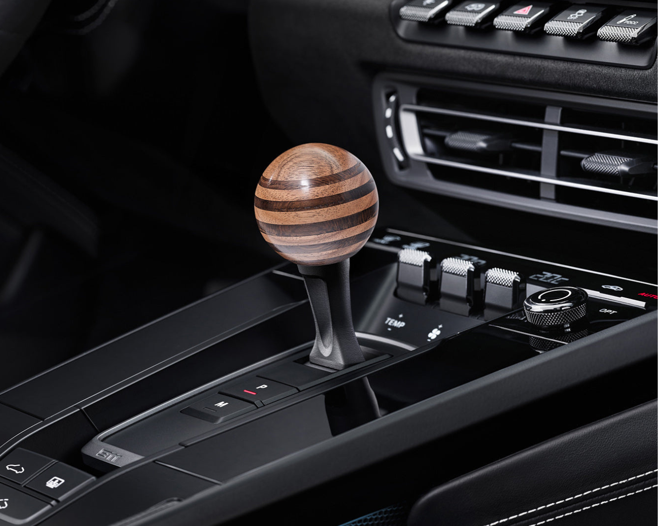 Black Walnut - Smoked Oak Tribute Shifter Knob - 911 | 2018-2026