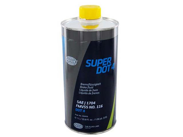 Brake Fluid - DOT 4, Macan/911/Cayenne/718 Boxster/718 Cayman/Panamera/718 Spyder/912/914/924/928/930/944/968/Boxster/356A/356B/356C/Cayman/356SC 1956-1965