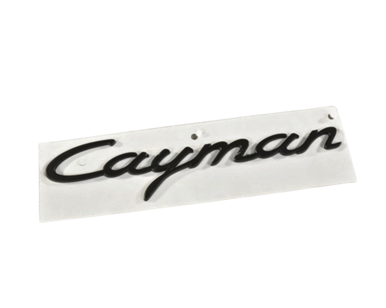 Bumper Cover Emblem Logo - Black - Cayman | 2017-2025