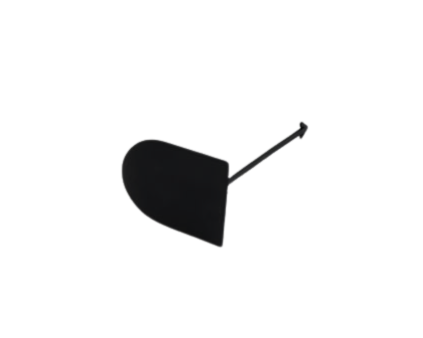 Bumper End Cap - Rally Black - 911 | 2001-2004