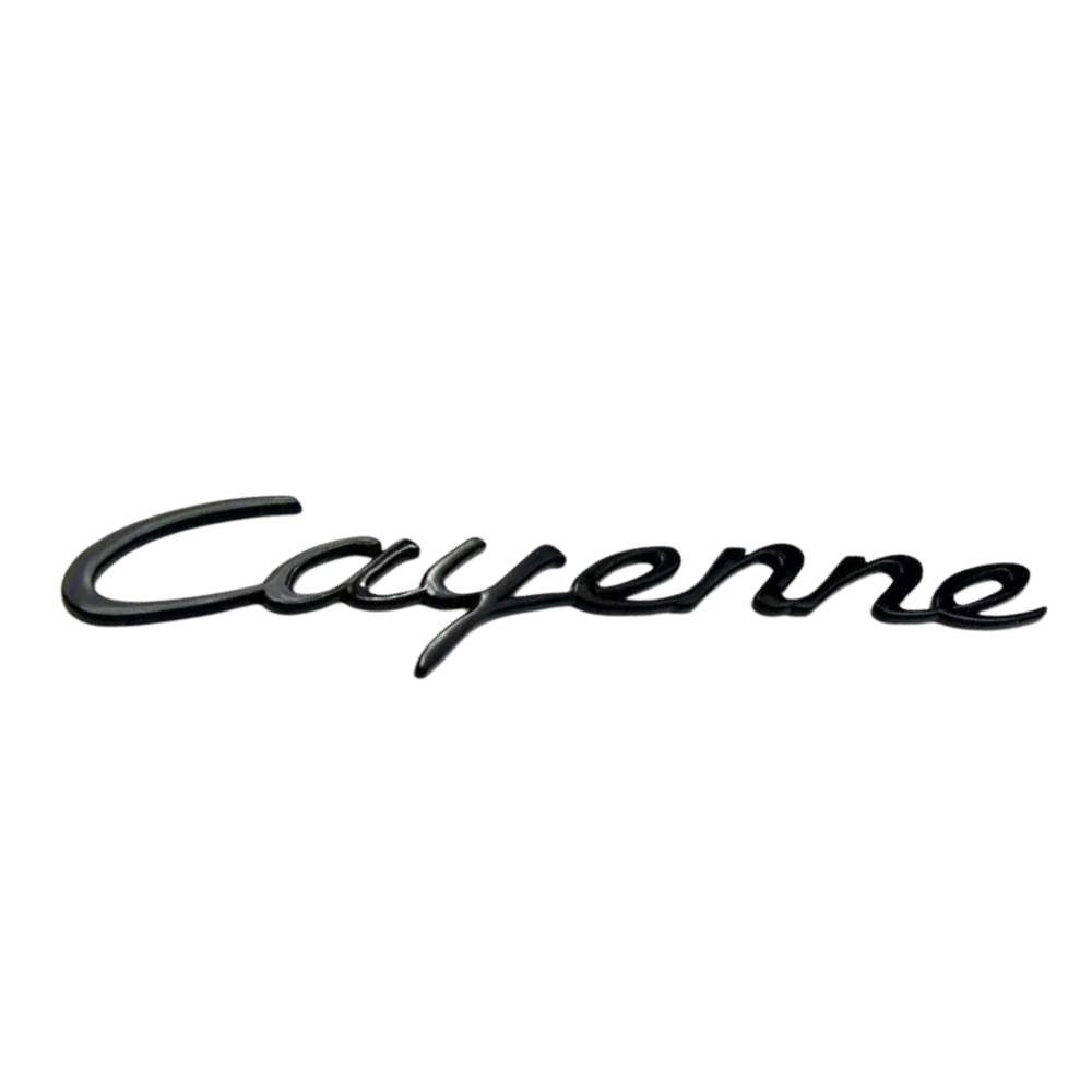 Cayenne Hatch Emblem - Matte Black - Cayenne | 2011-2018