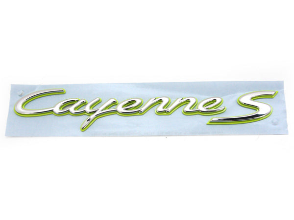 Cayenne S Hatch Emblem - Chrome - Cayenne | 2011-2018