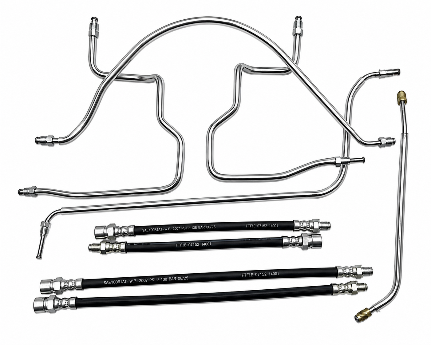 Porsche Brake Line & Brake Hose Kit - 356C | 1964-1965 SMC-000-815--356C