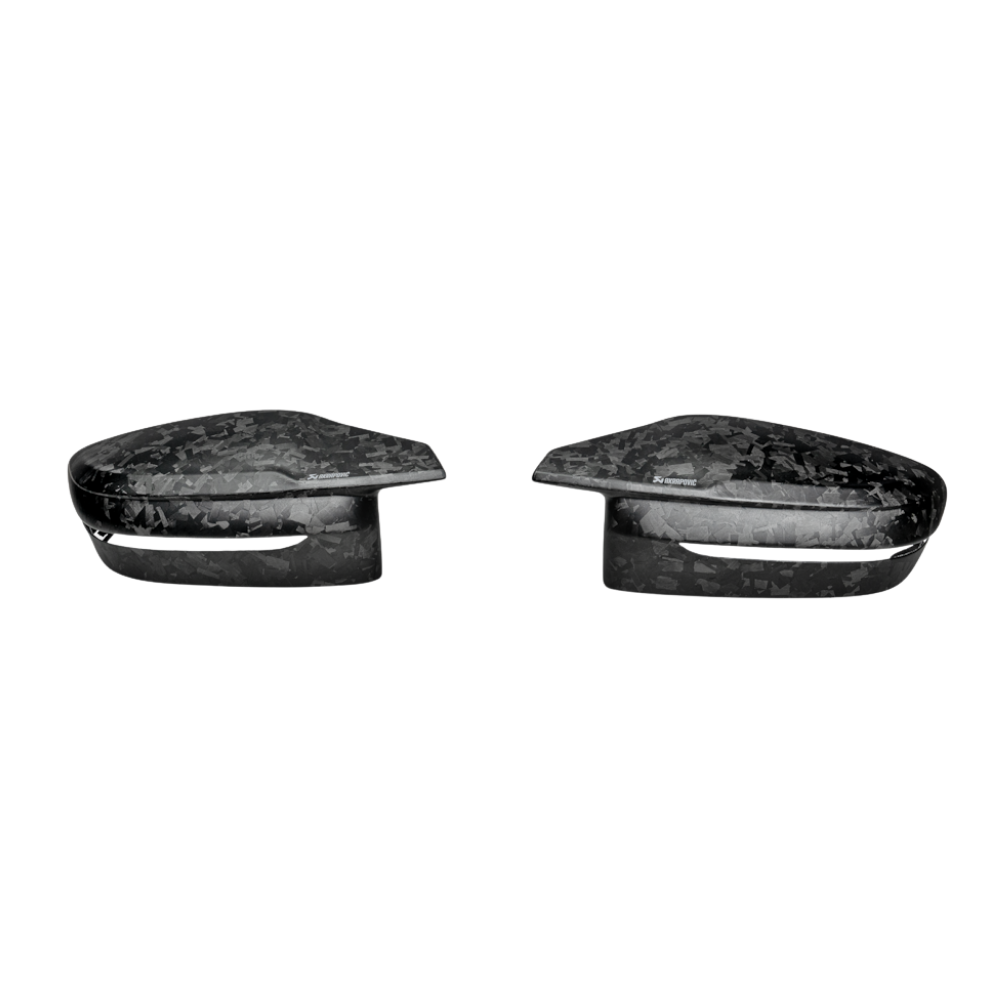 Chopped Carbon Fibre Mirror Cap Set - Matte - M4 | 2021-2026