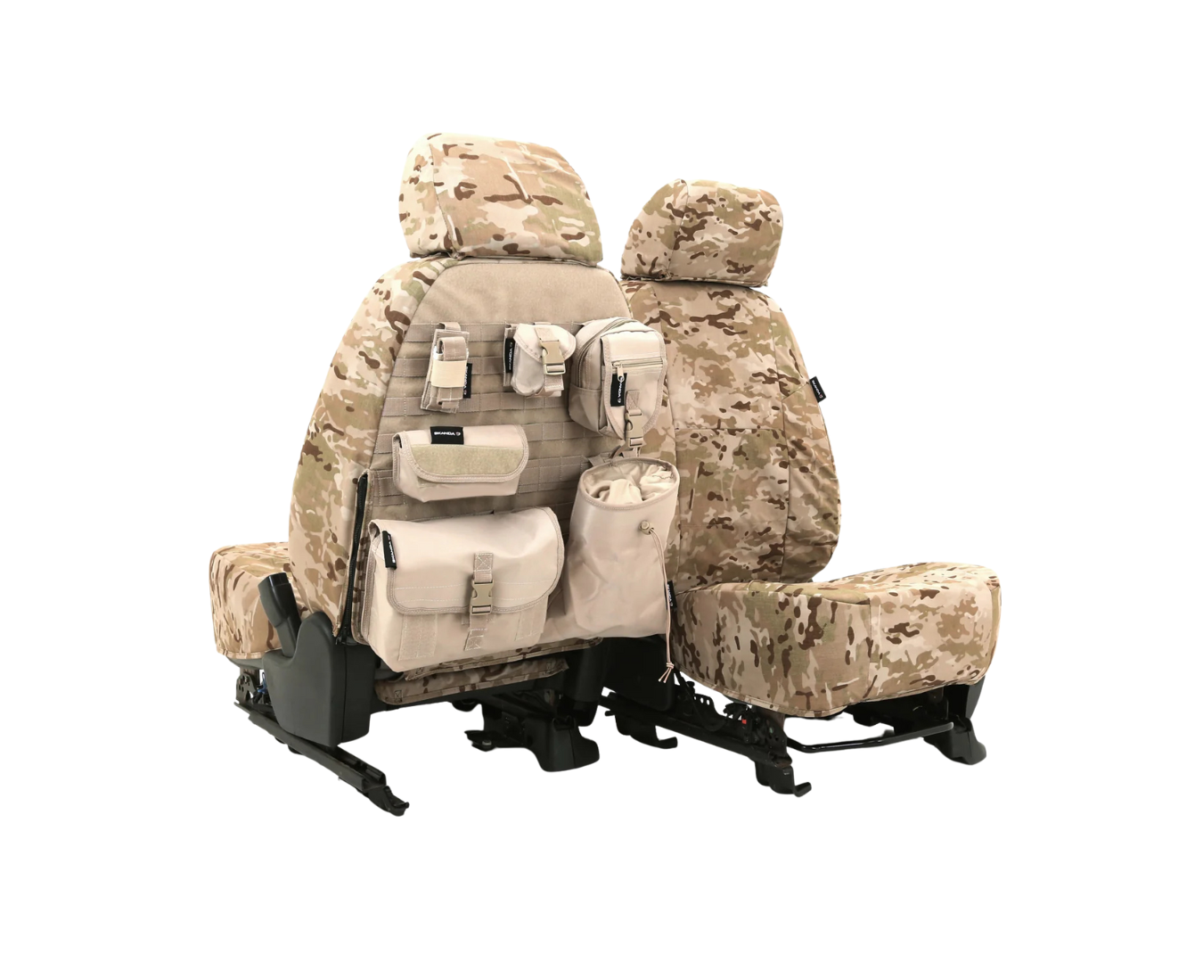 Custom Fit Ballistic Tactical Seat Cover - Multicam Arid