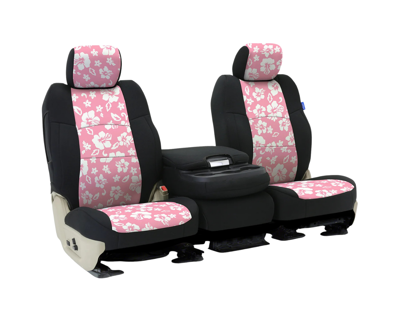 Custom Fit CR-Grade Neoprene Seat Cover - Hawaiian Pink with Black