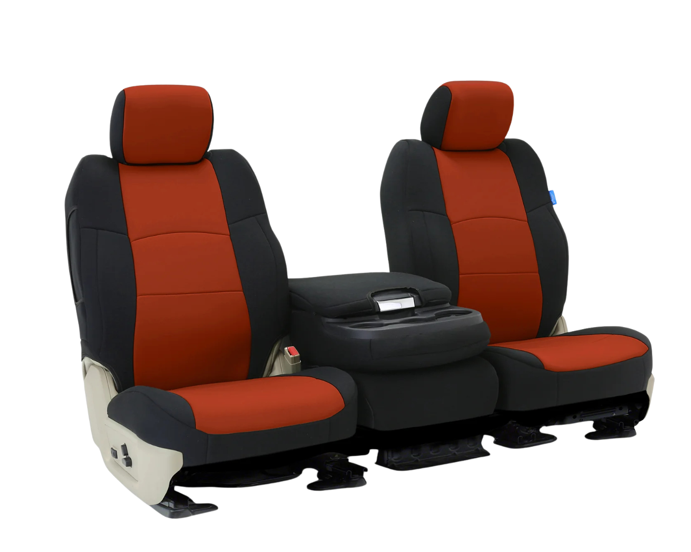 Custom Fit CR-Grade Neoprene Seat Cover - Inferno Orange with Black