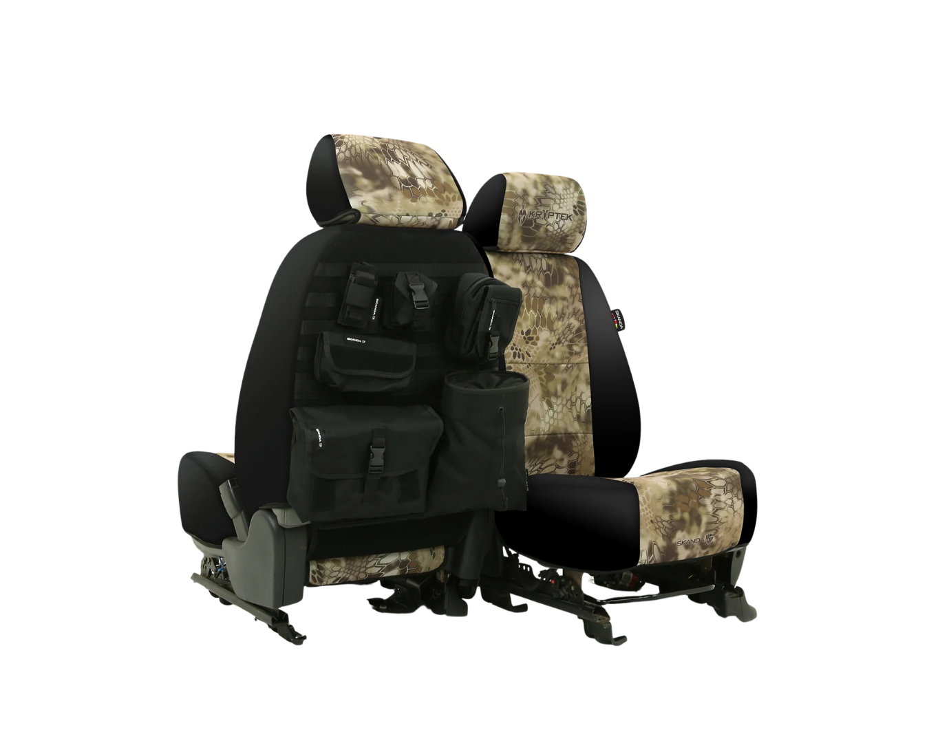 Custom Fit Neosupreme Kryptek Seat Cover - Camo Highlander Black