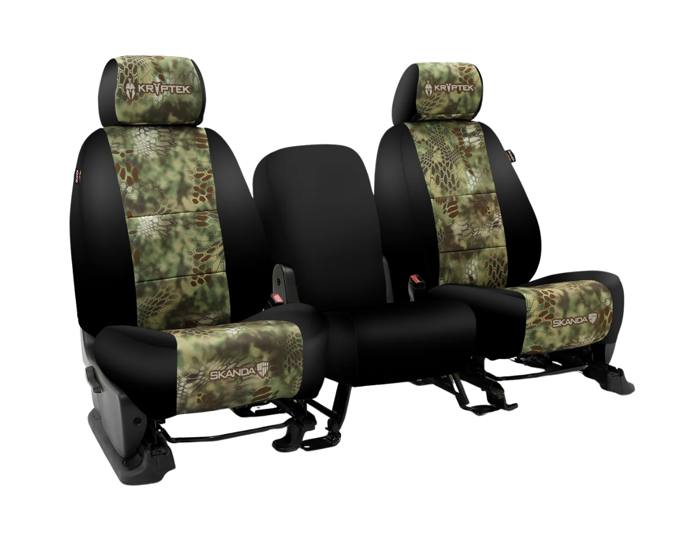 Custom Fit Neosupreme Kryptek Seat Cover - Camo Mandrake Black