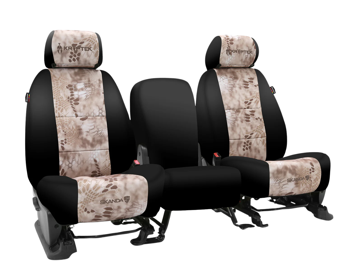 Custom Fit Neosupreme Kryptek Seat Cover - Camo Nomad Black