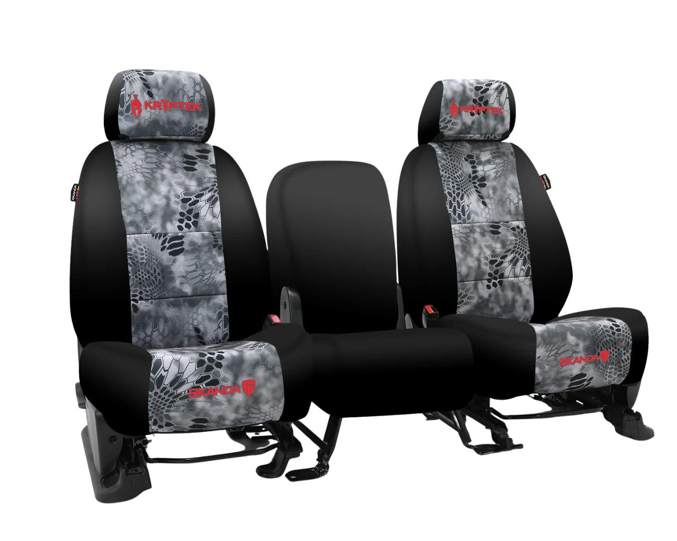 Custom Fit Neosupreme Kryptek Seat Cover - Camo Raid With Black