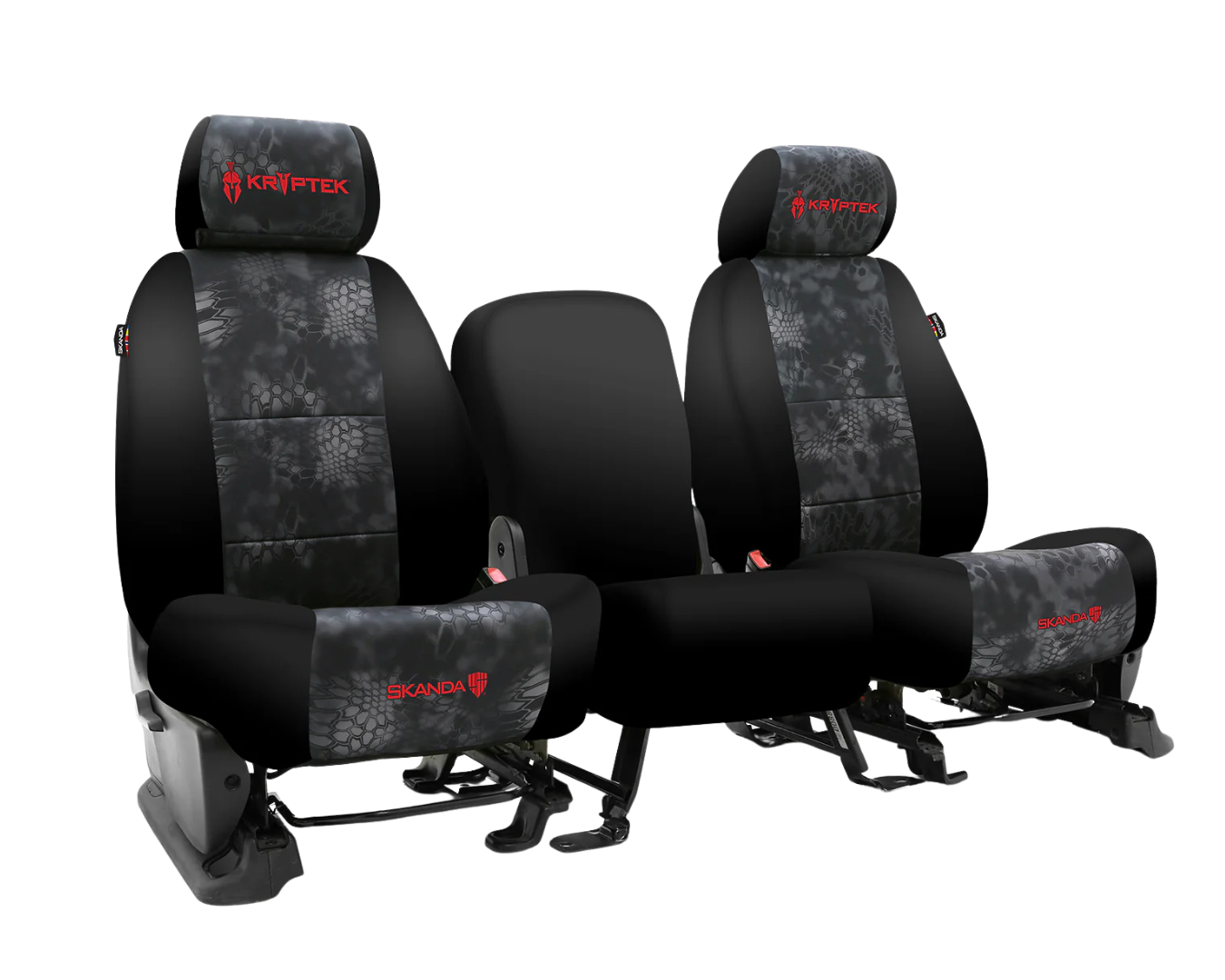 Custom Fit Neosupreme Kryptek Seat Cover - Camo Typhon Black