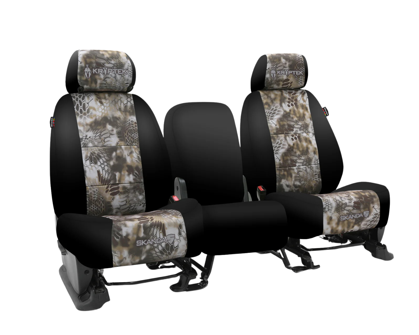Custom Fit Neosupreme Seat Cover - Camo Banshee With Black