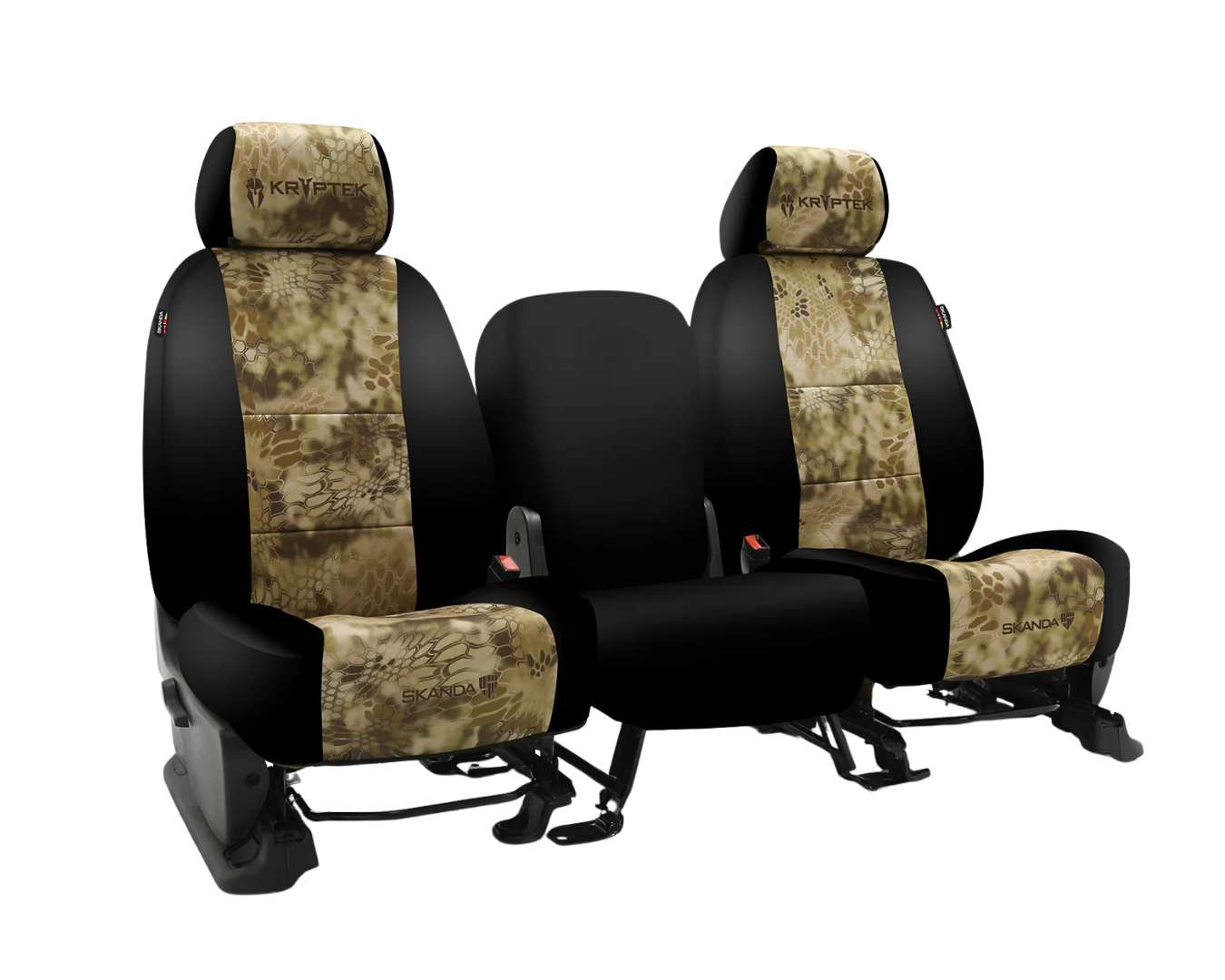 Custom Fit Neosupreme Seat Cover - Camo Highlander With Black