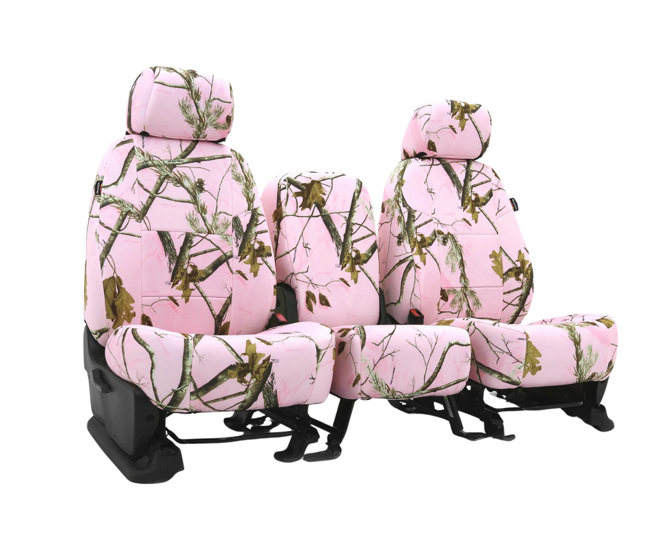 Custom Fit Neosupreme Seat Cover - Camo Real Tree P Pink Solid