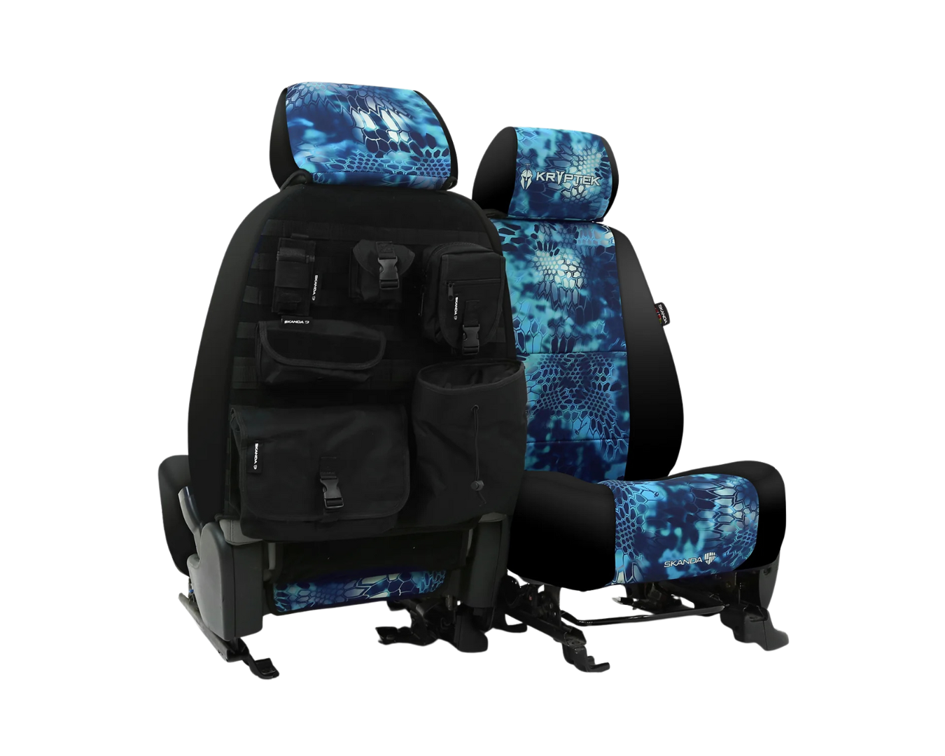 Custom Fit Neosupreme Tactical Seat Cover - Kryptek Camo Pontus