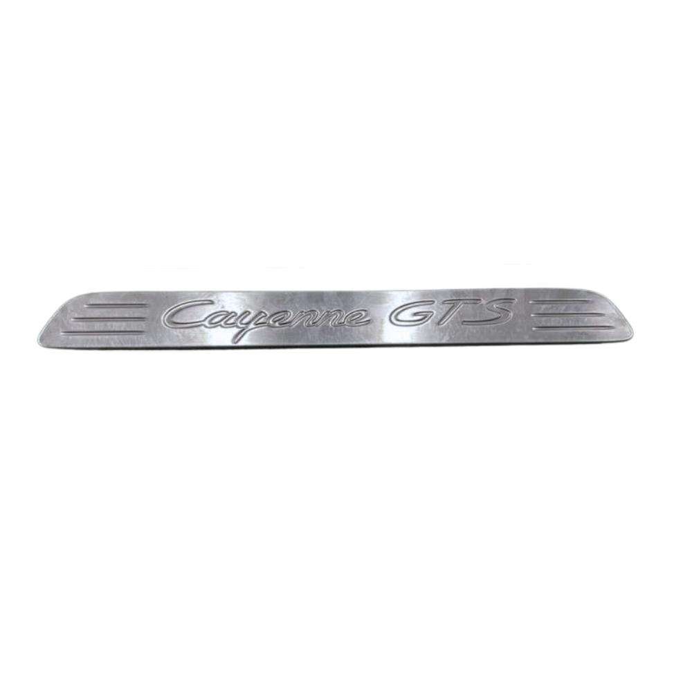 Door Sill Plate Insert - Stainless Steel - Cayenne | 2013-2018