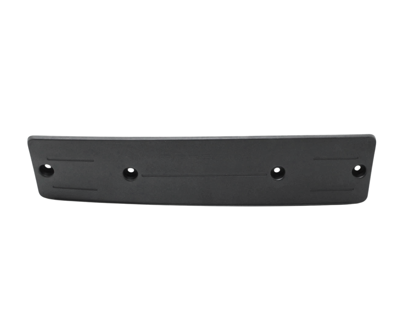 Front Licence Plate Holder - Matt Black - Panamera | 2021-2024