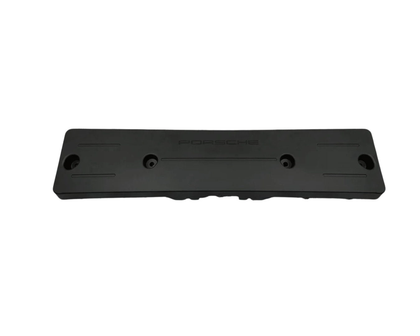 Front Licence Plate Holder - Matt Black - Taycan | 2020-2023