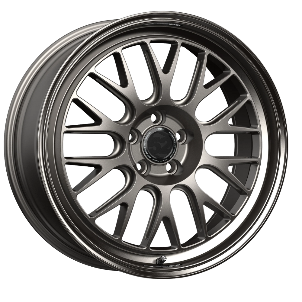 Holeshot RSR Matte Titanium Wheel - 18X9.5 - ET38