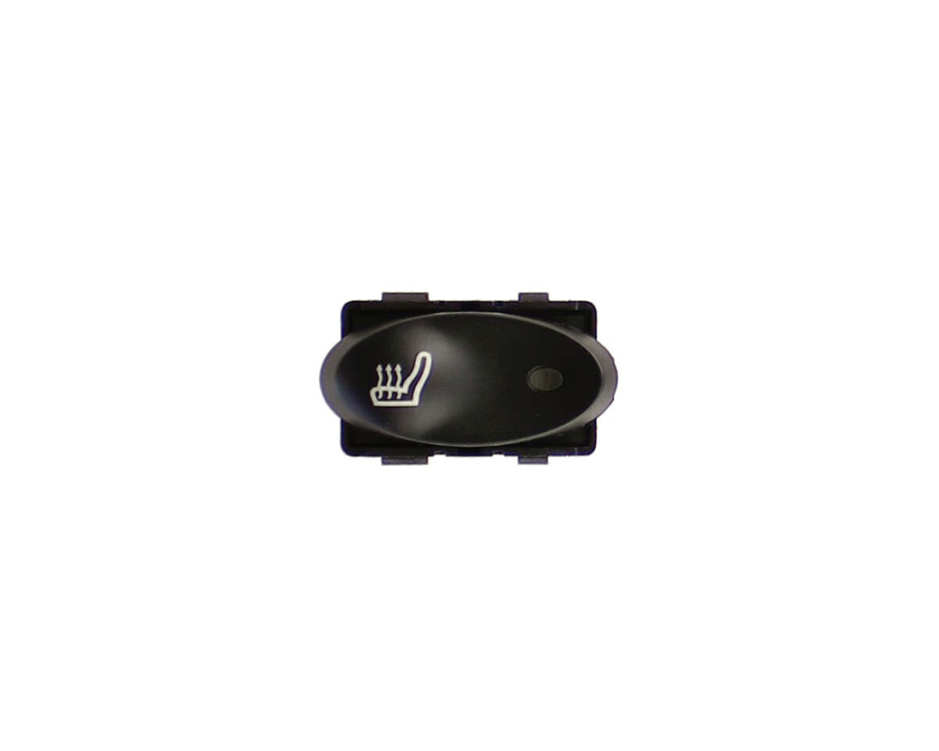 Left Seat Heating Push Button - Matt Black - 911 | 1999-2004
