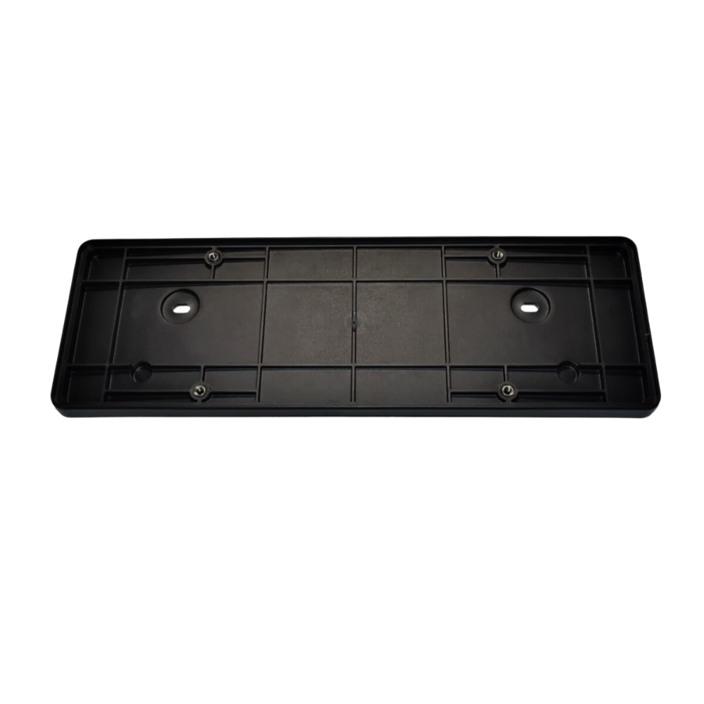 License Plate Bracket - Satin Black - Cayenne | 2011-2018