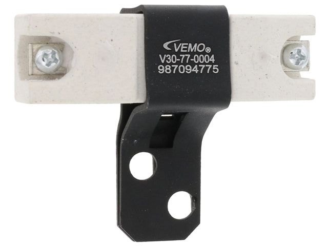 Mercedes-Benz Auxiliary Fan Ballast Resistor 0.02 OHM - Black Bracket | 1981-1993 0001582545
