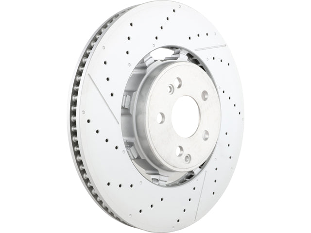 Mercedes-Benz Brake Disc - Vented / Slotted and Cross Drilled 370 X 32 mm | 2021-2024 1674235401