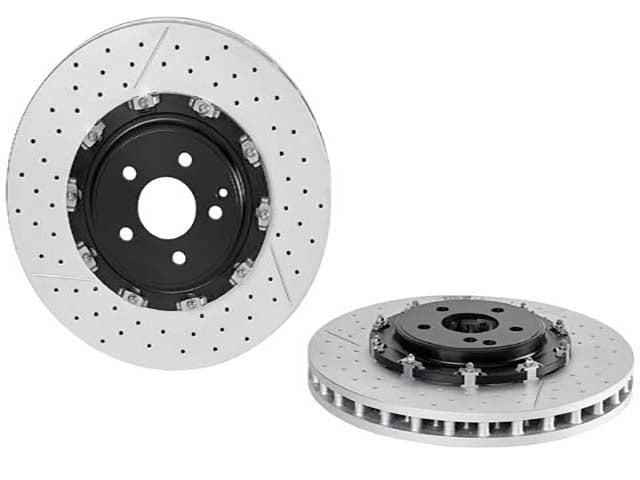 Mercedes-Benz Brake Disc - Vented / Slotted and Cross-Drilled 380 X 36 mm | 2003-2008 2304210912