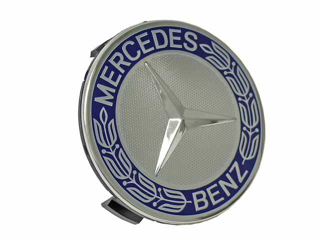 Mercedes-Benz Center Hub Cap for Alloy Wheel Royal Blue | 2003-2026 17140001255337