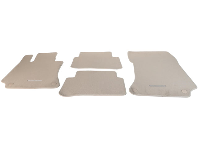 Mercedes-Benz Floor Mat Set - Silky Beige Carpeted | 2010-2018 21268088018T67