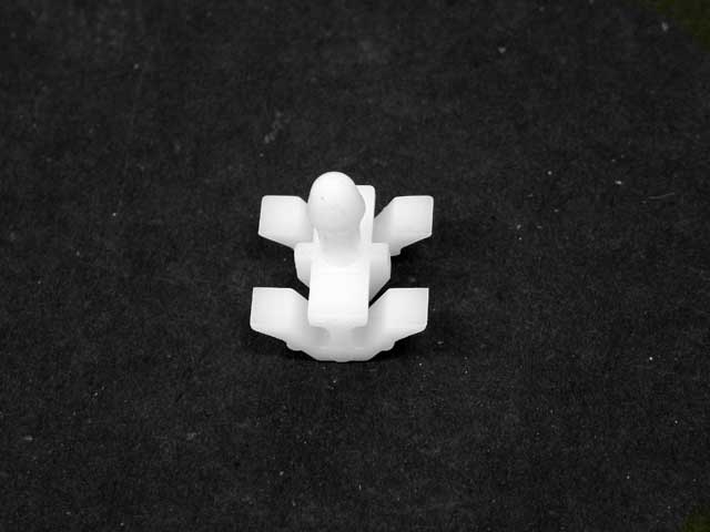 Mercedes-Benz Moulding Clip - Lower Panel Mouldings White Butterfly Type | 1981-2002 0059889778