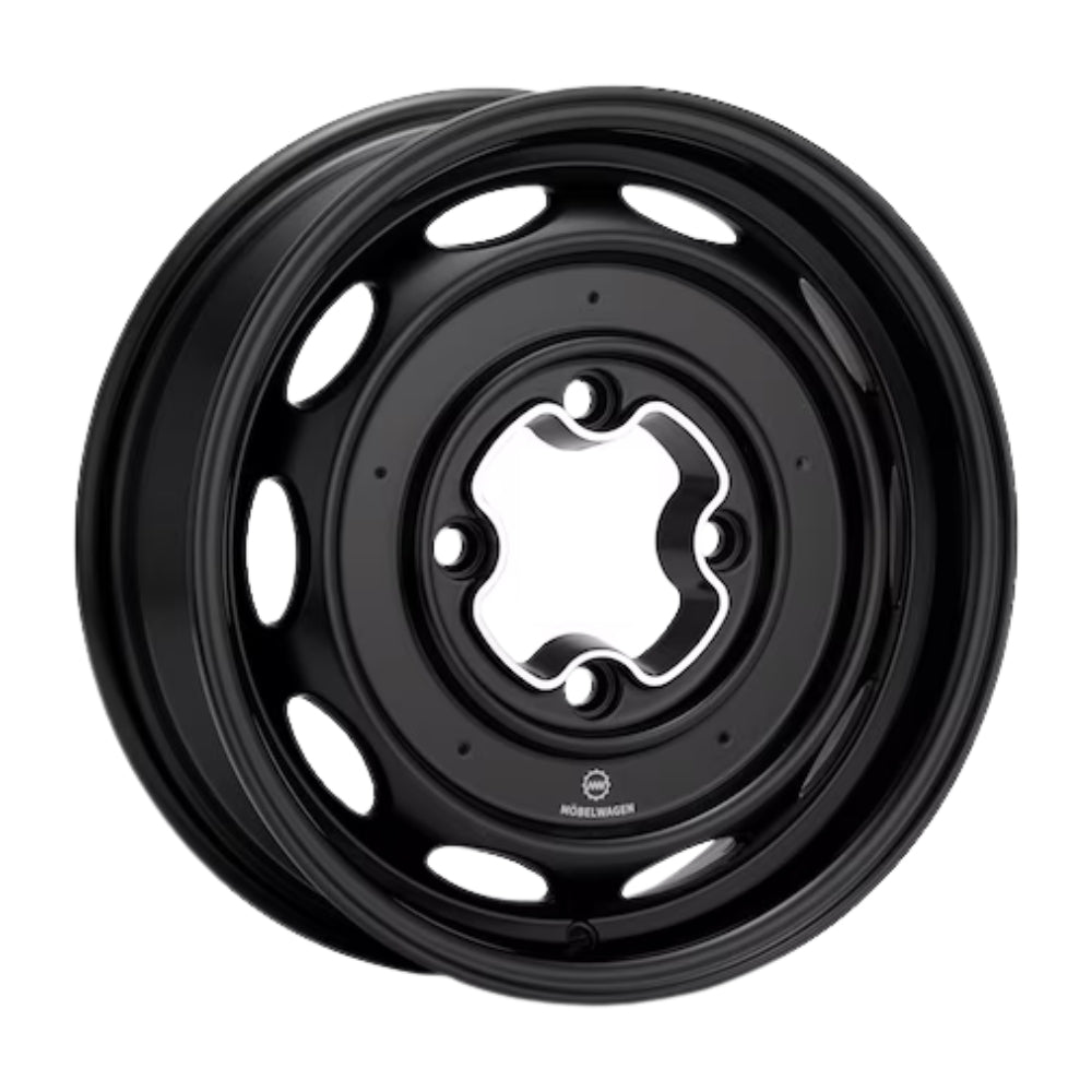 Mobelwagen 430B Interceptor Wheel - Satin Black - 15"x5.5" +20