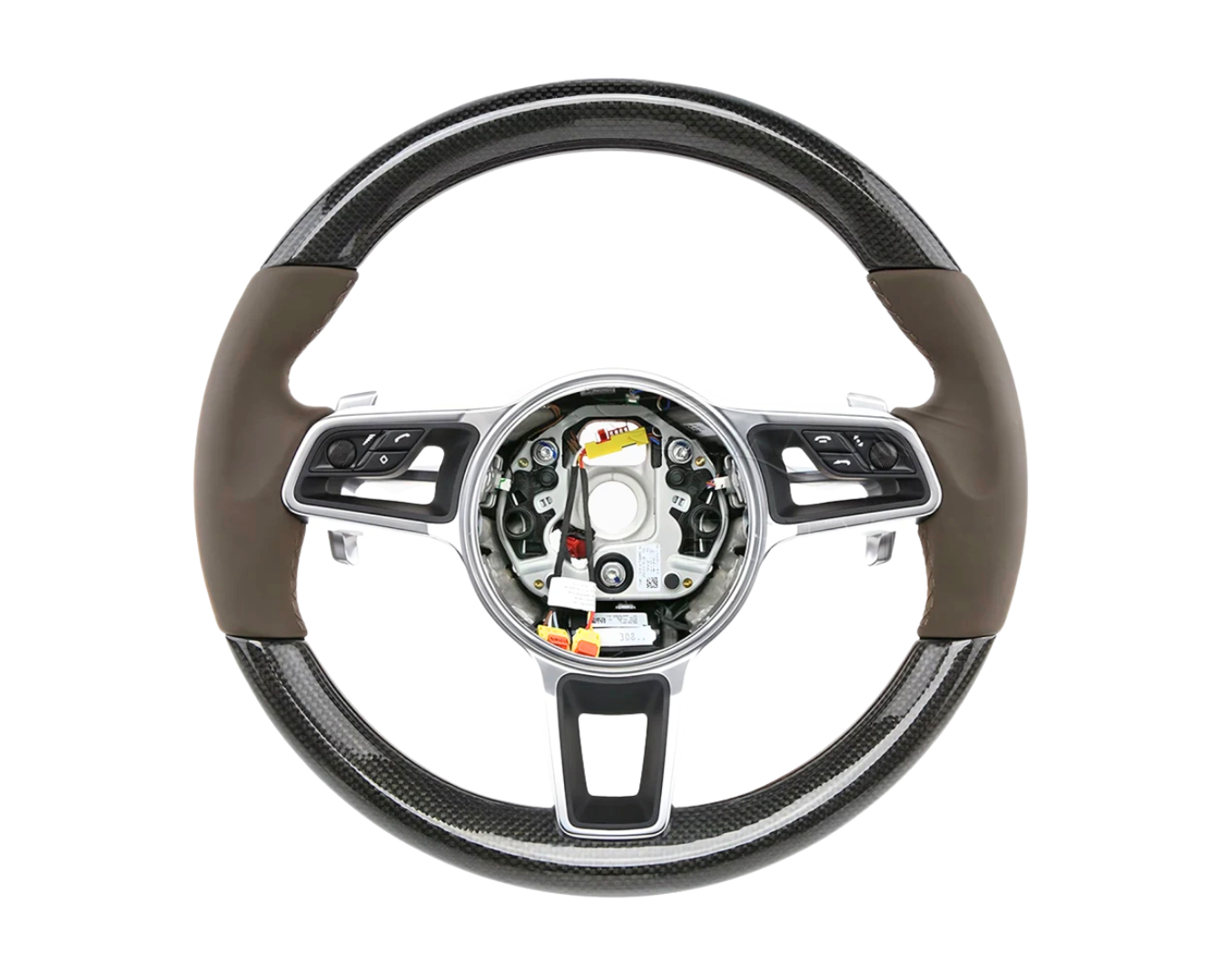 Multi-Function Steering Wheel - Saddle Brown - Macan | 2015-2018