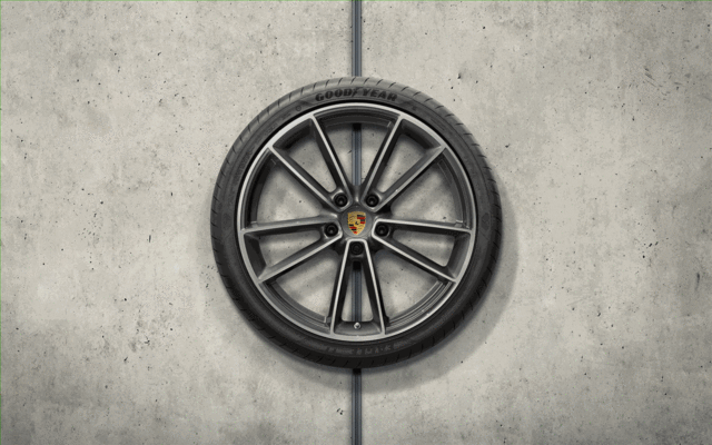 Porsche 20/21 in Summer Wheel & Tire Set - Titanium Dark - 911 18-23 992044661K