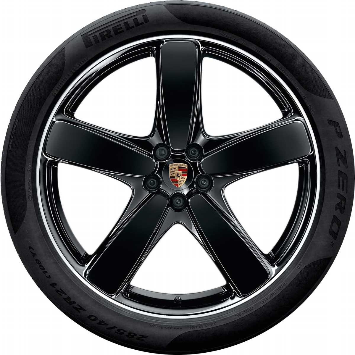 PORSCHE MACAN ホイール　スタッドレス　 Porsche 21 in Sport Classic Summer Wheel & Tire Set in Black High Glos