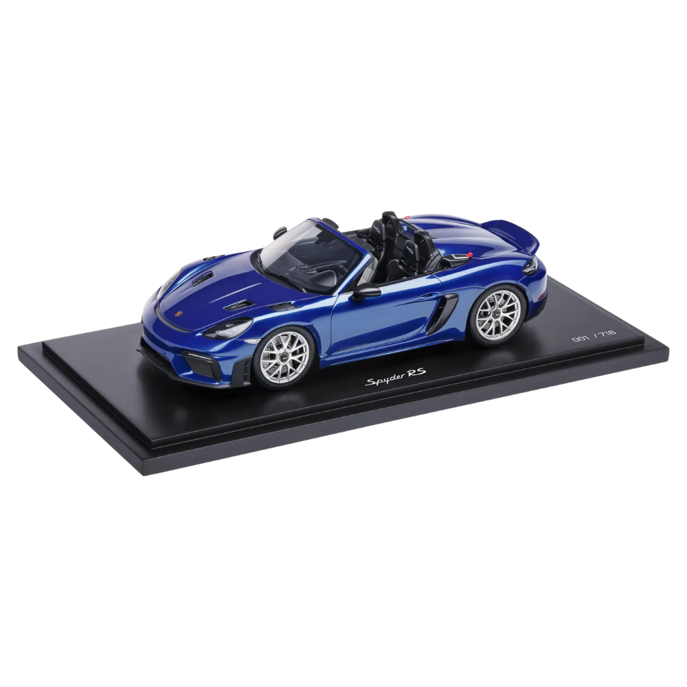 Porsche 718 Spyder RS 982 Grey Collectors Model Car - Scale 1:18
