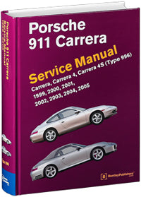 Porsche 911 Carrera Type 996 Service Manual 99-05 978-0-8376-1710-7