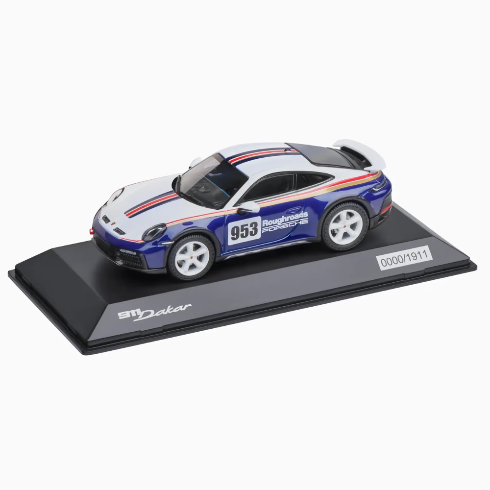 Porsche 911 Dakar 992 Rally Design Package Collectors Model - 1:43