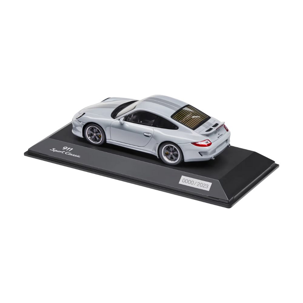 Porsche 911 Sport Classic Grey Collectors Model Car - 1:43