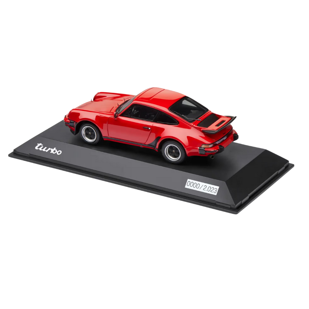 Porsche 911 Turbo 930 Impulse Red Collectors Model Car - Scale 1:43