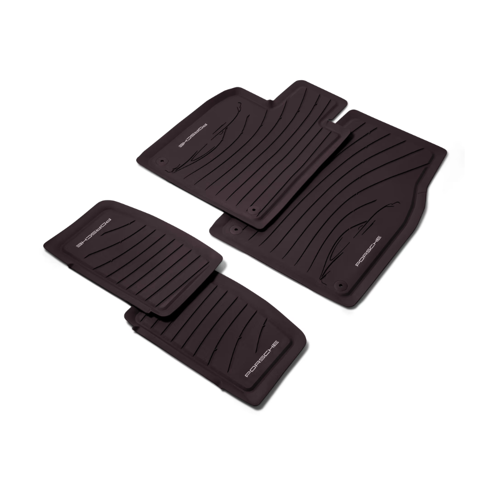 Porsche All Weather Floor Mats Bramble - 9J104480020OW4 9J104480020-OW4