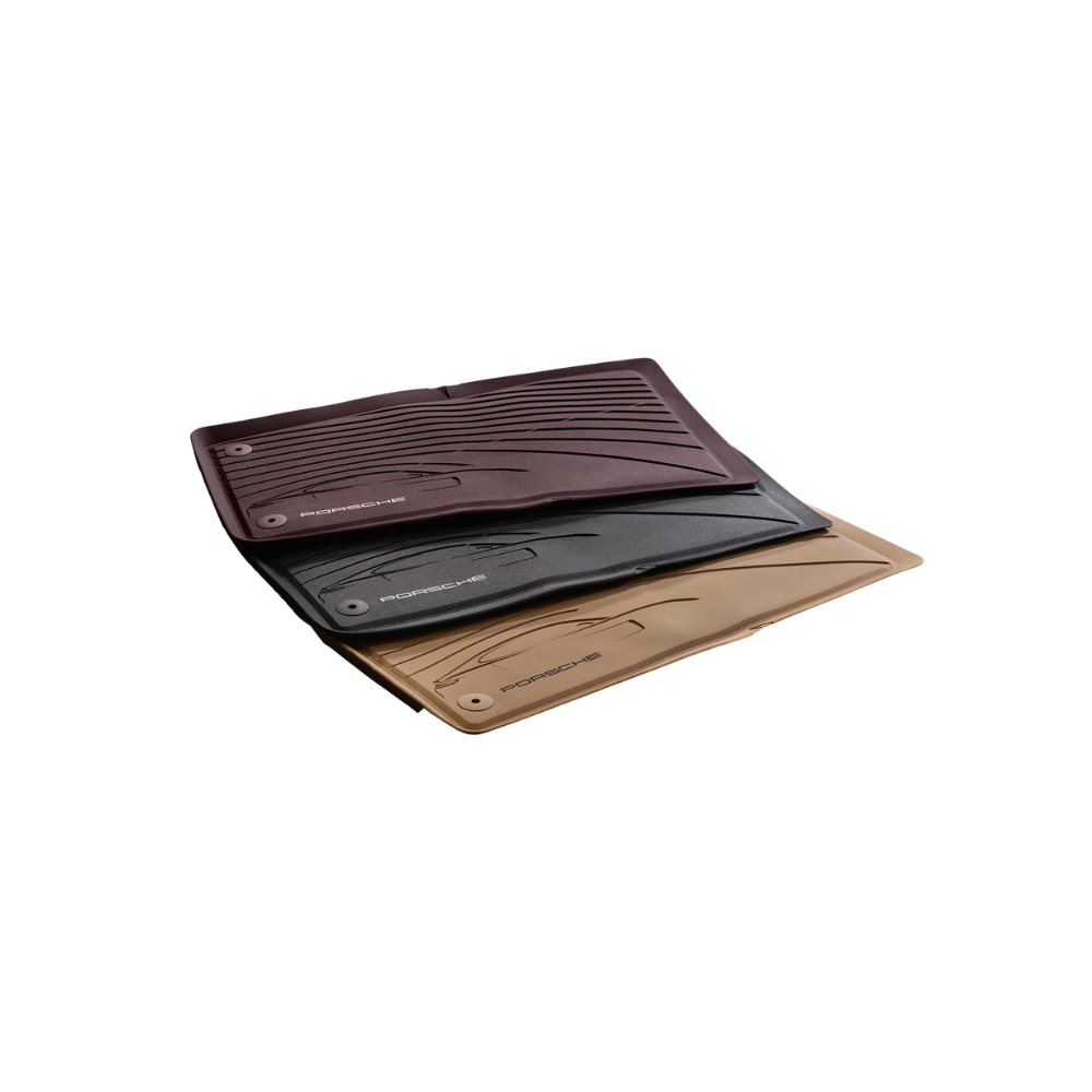 Porsche All Weather Floor Mats Marsala - 971044800B3G0 971044800B-3G0