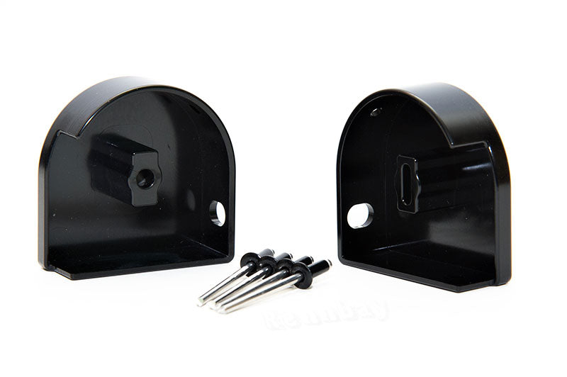Porsche Aluminum Cargo Cover End Caps - 944 82-91 RB104-4
