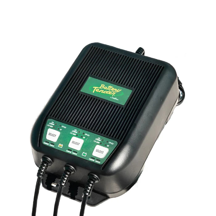 Porsche Battery Charger 12V/6V 3 Bank 3Amp 022-1003-DL-WH