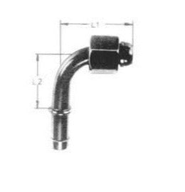 Porsche Bent Tube with Hose Nipple DN NW 6 8040-90-0600