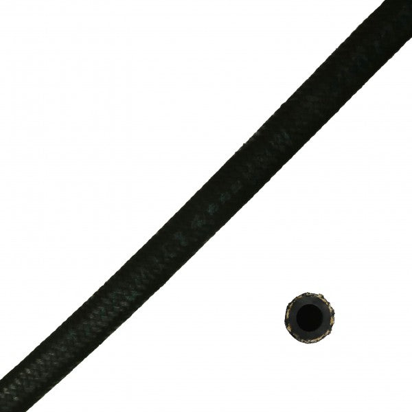 Porsche Black Braided Brake Fluid Hose M7.5X3.0 1 Meter HOSE-BB-013