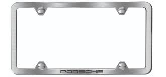 Porsche Brushed Silver Slimeline Frame Porsche - PNA70900446 PNA70900446